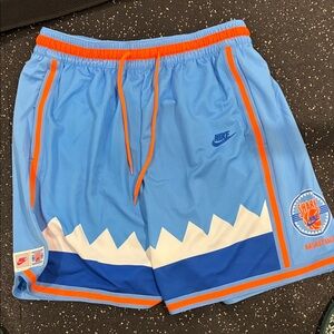 Nike Athletic Shorts in Blue and Orange